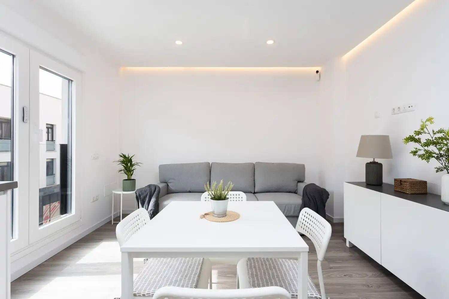 Sala d'estar de Pis de lloguer en Puerto de la Cruz amb Terrassa