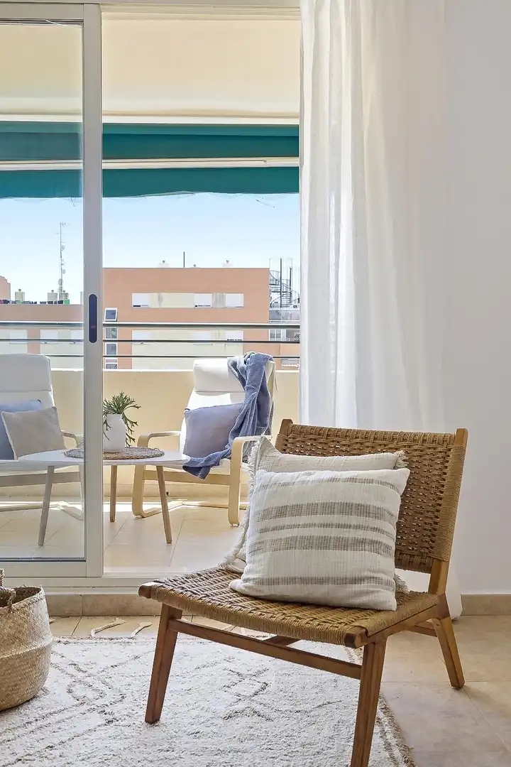 Balcony of Apartments for sale in La Pobla de Farnals  with Air Conditioner, Heating and Private garden