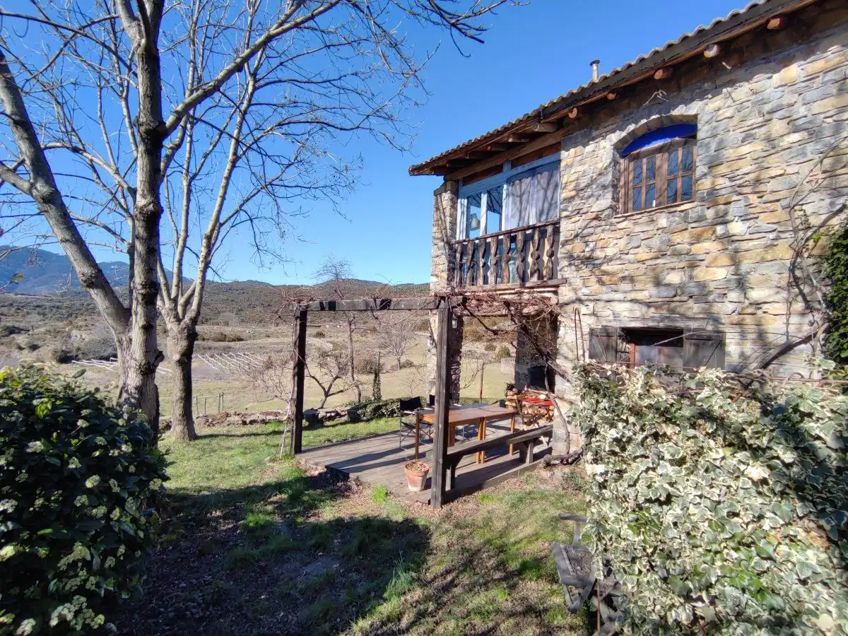 Vista exterior de Casa o xalet en venda en Fanlo amb Calefacció, Jardí privat i Terrassa