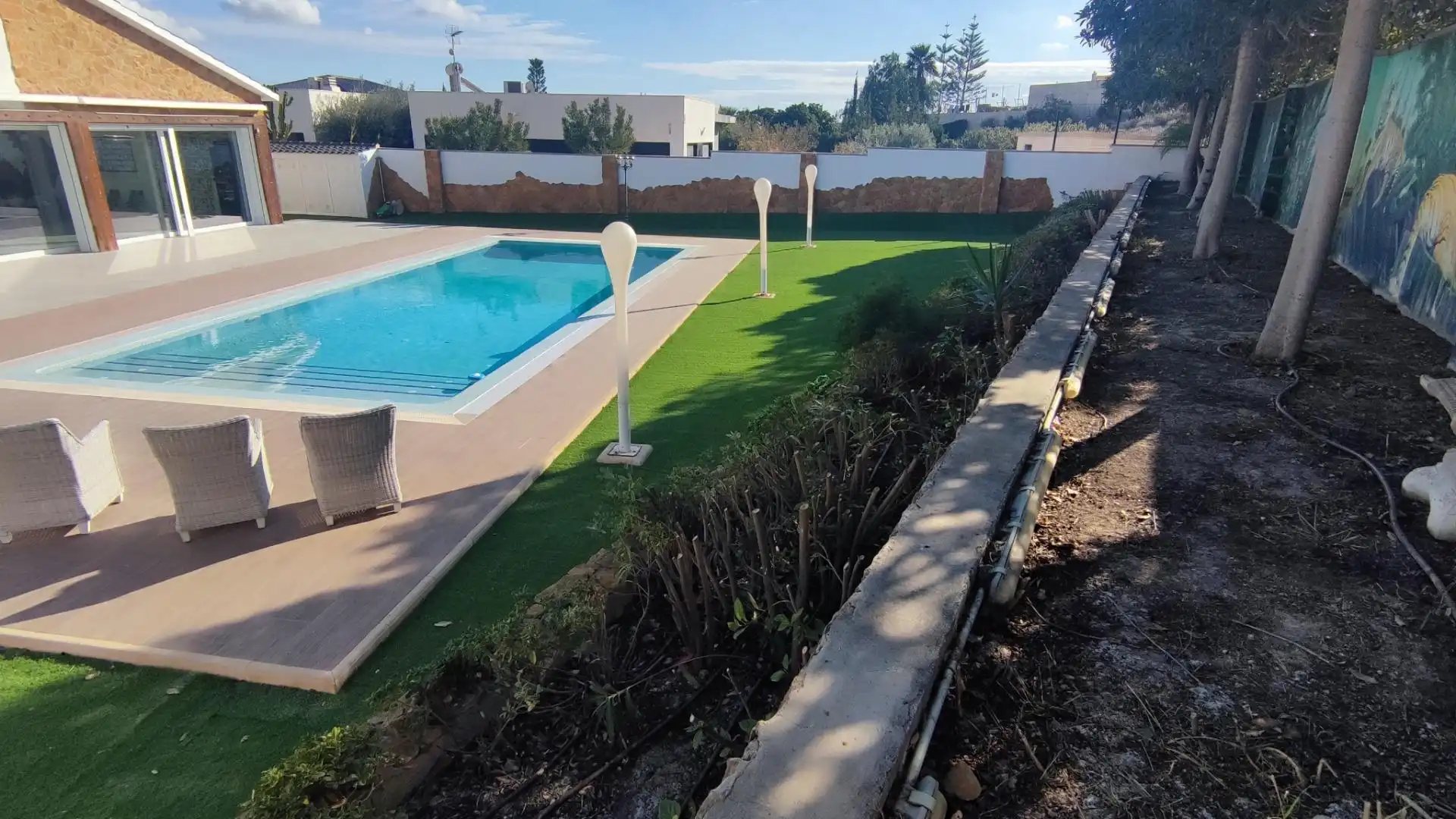 Piscina de Casa o chalet en venta en Mutxamel con Aire acondicionado, Calefacción y Jardín privado
