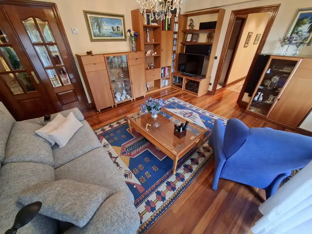Living room of Flat for sale in Durango  with Heating, Storage room and Furnished
