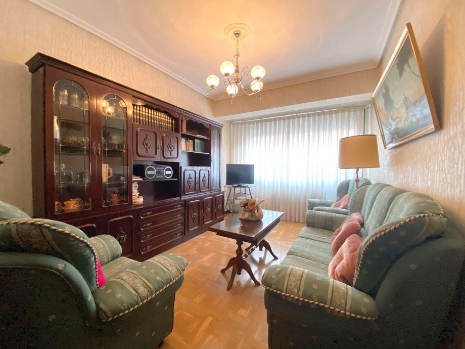 Living room of Flat for sale in Vitoria - Gasteiz  with Heating, Parquet flooring and Terrace