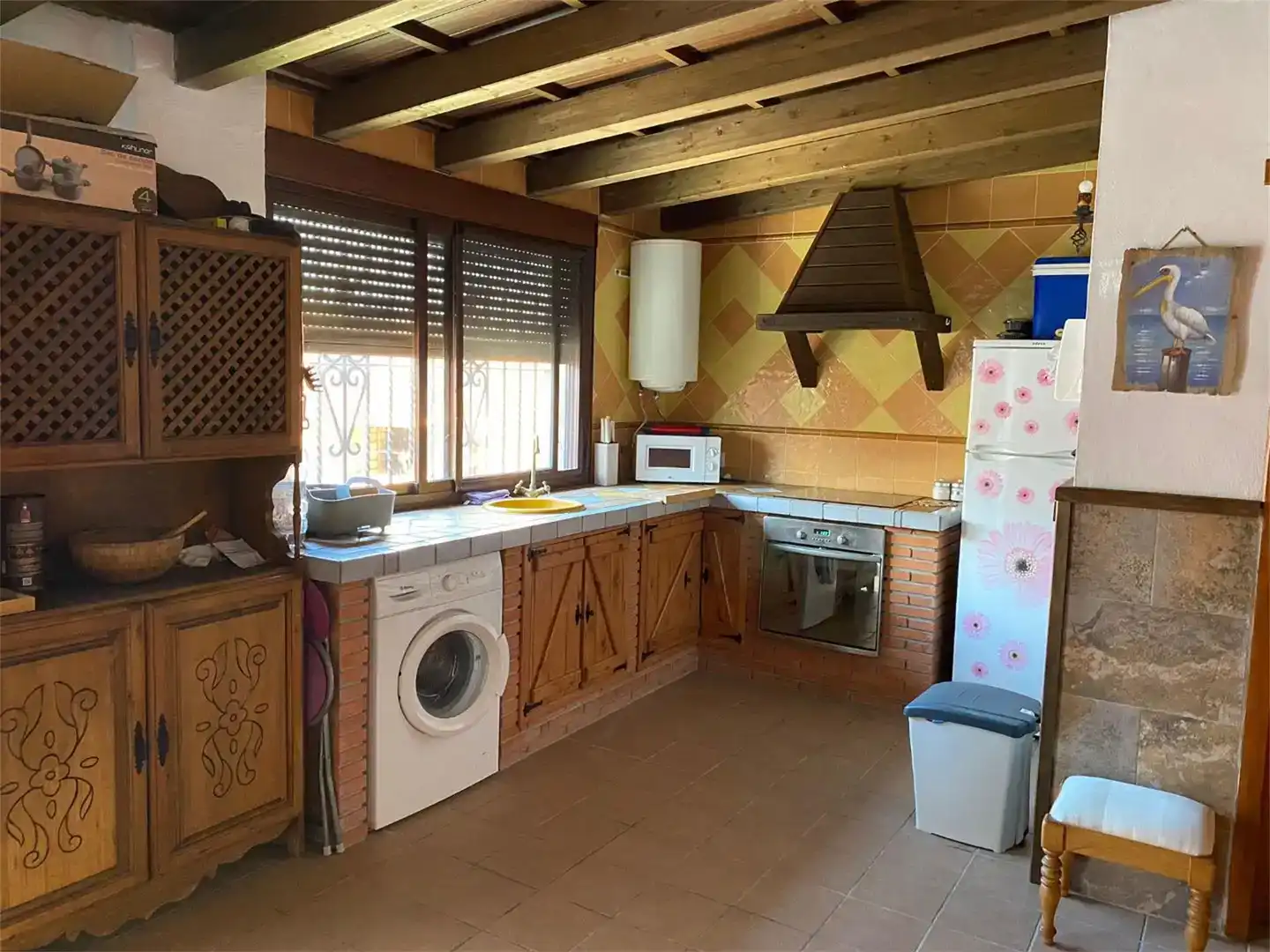 Kitchen of Flat for rent in Vejer de la Frontera  with Air Conditioner and Furnished