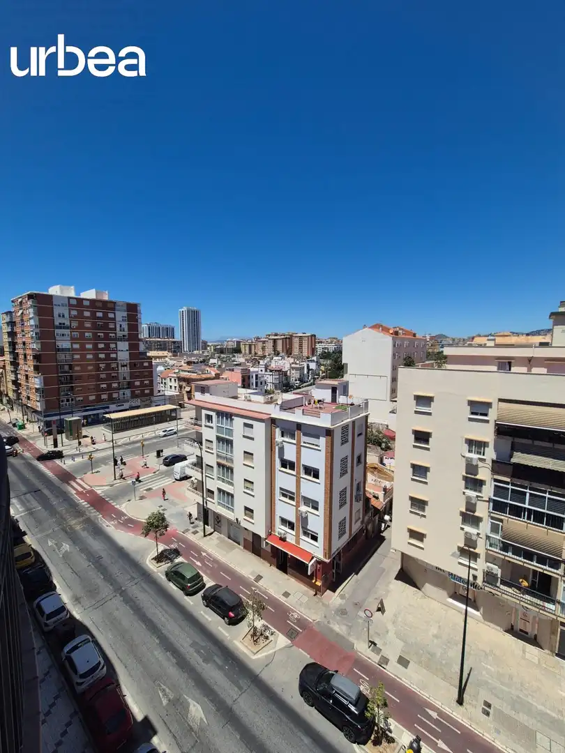 Vista exterior de Piso de alquiler en Málaga con Aire acondicionado, Calefacción y Amueblado