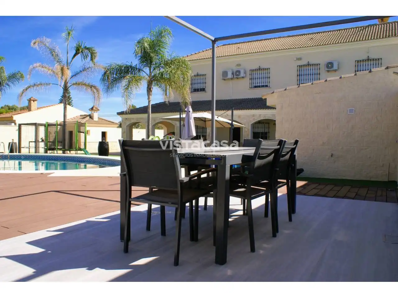 Terraza de Casa o chalet en venta en Carmona con Aire acondicionado, Calefacción y Jardín privado