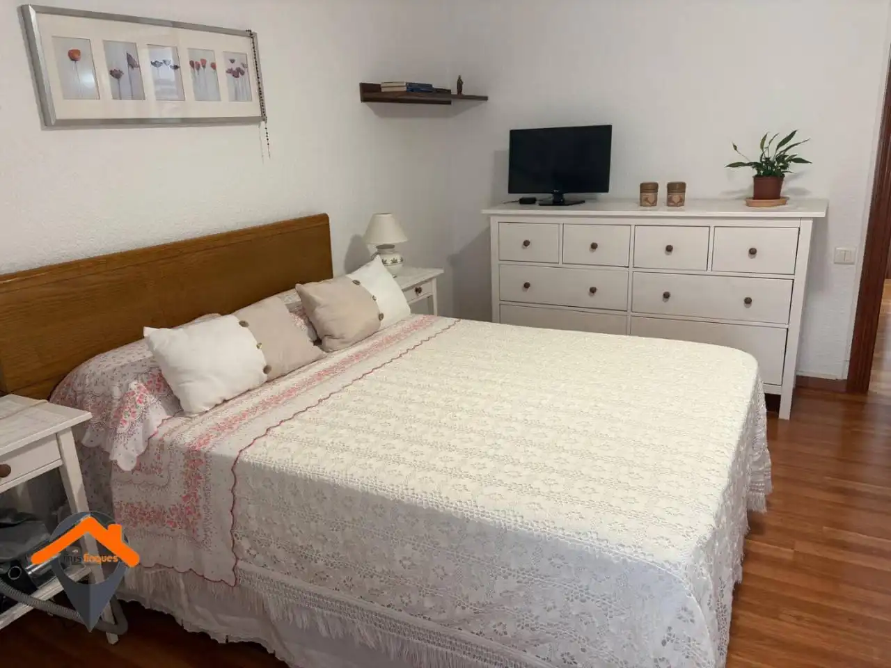 Bedroom of Flat for sale in Polinyà  with Air Conditioner, Heating and Parquet flooring