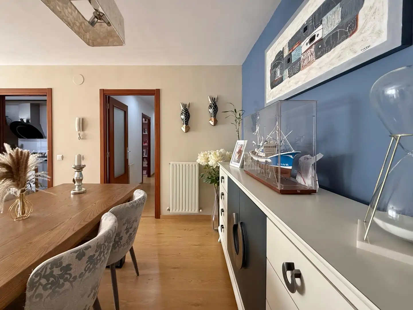 Dining room of Flat for sale in Tudela  with Air Conditioner, Heating and Parquet flooring