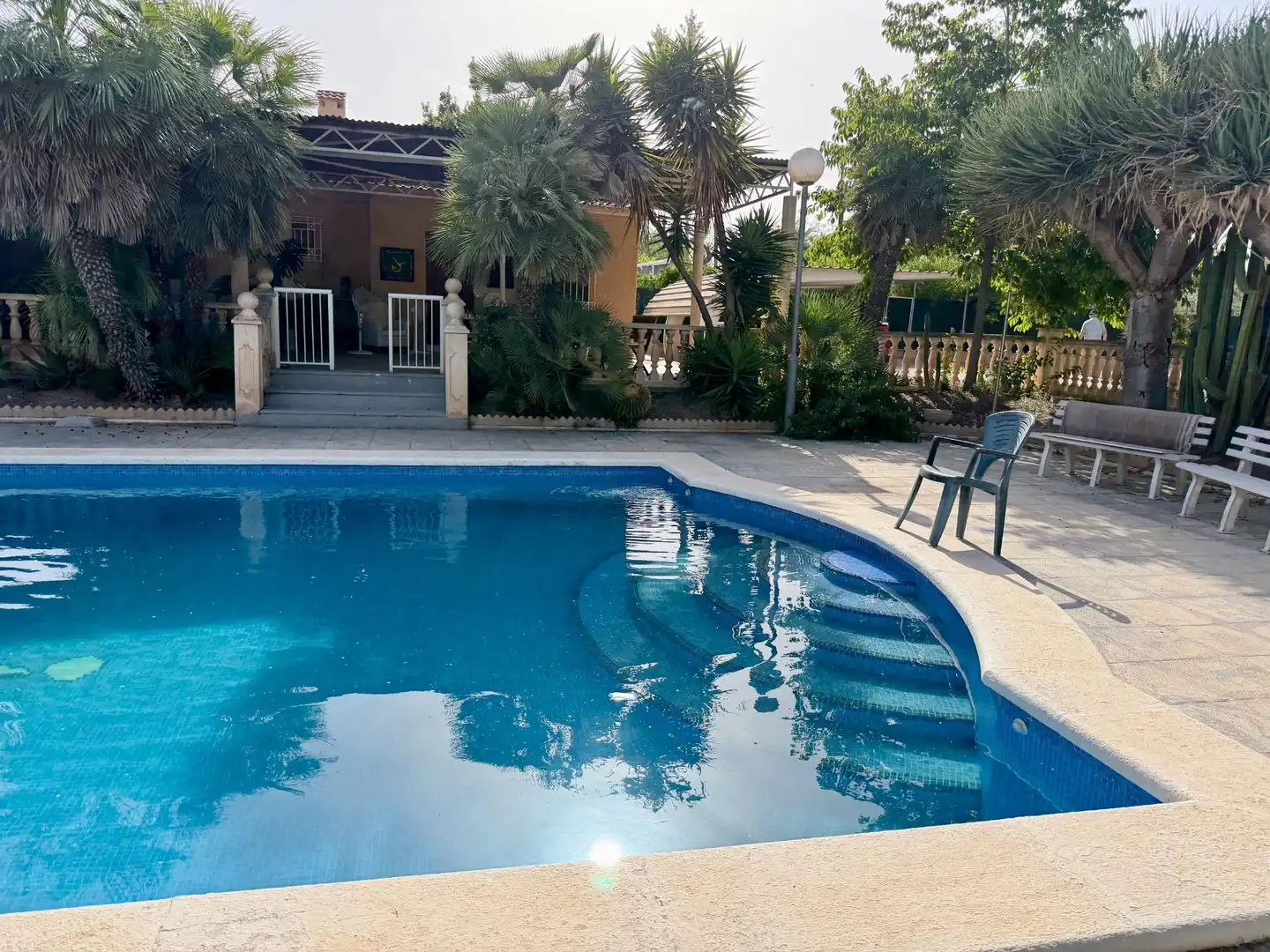 Swimming pool of Houses for rent in Elche / Elx  with Air Conditioner, Heating and Private garden