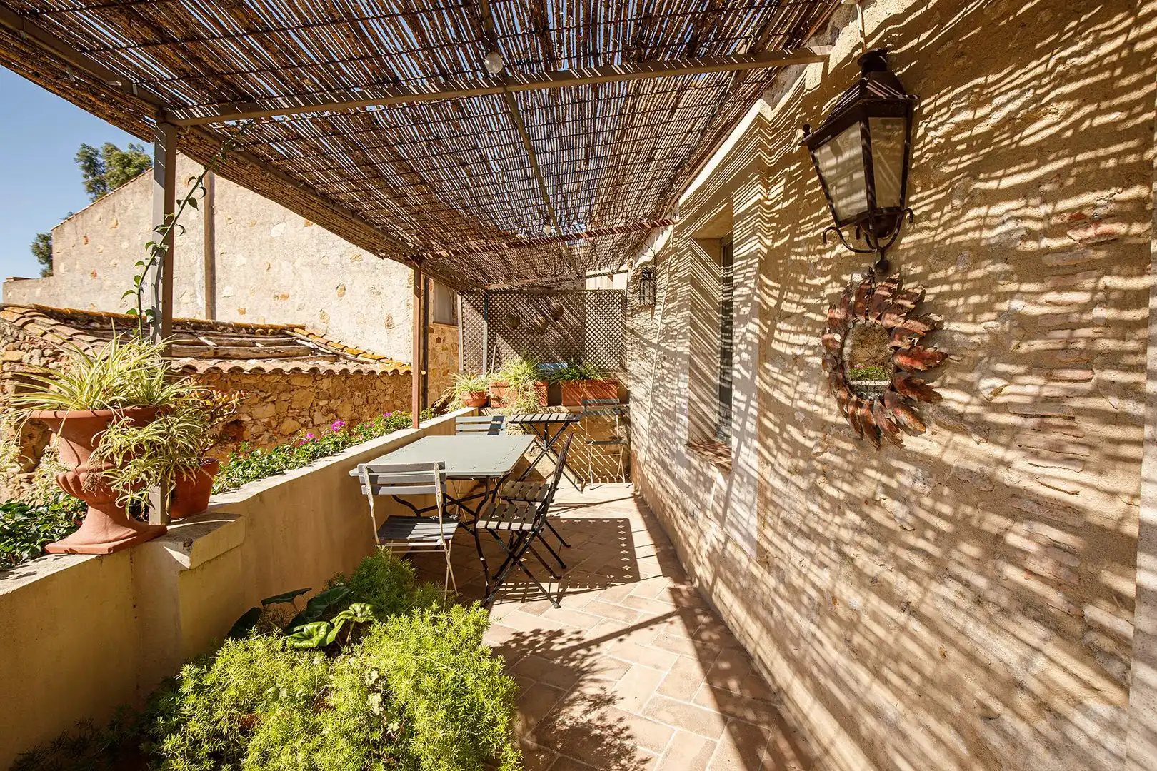Terraza de Finca rústica de alquiler en Pals