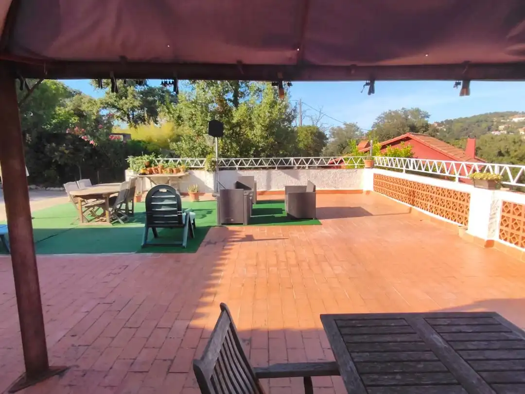 Terraza de Casa o chalet en venta en Sant Fost de Campsentelles con Aire acondicionado y Terraza