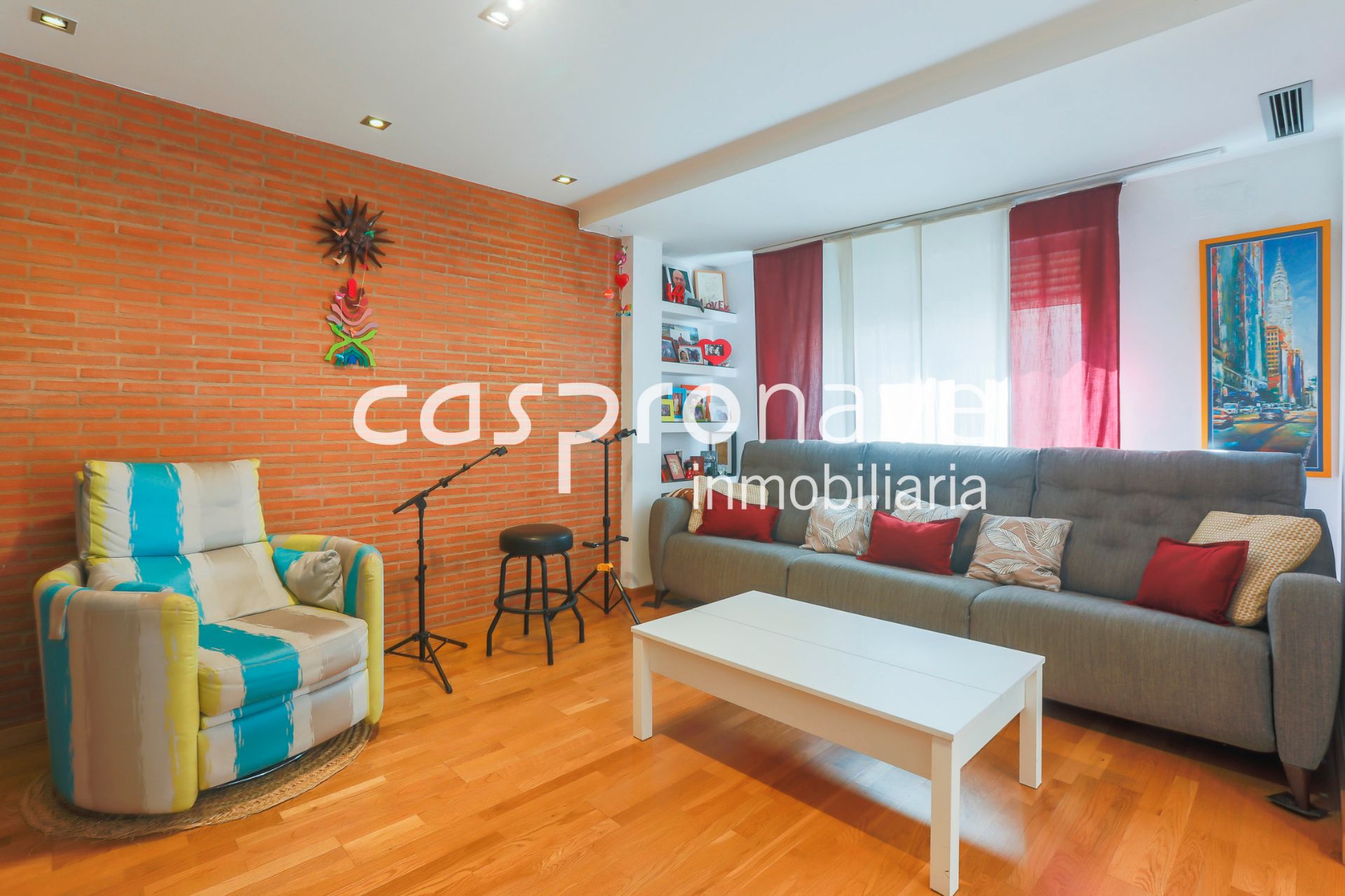 Living room of Flat for sale in Castellón de la Plana / Castelló de la Plana  with Heating and Terrace