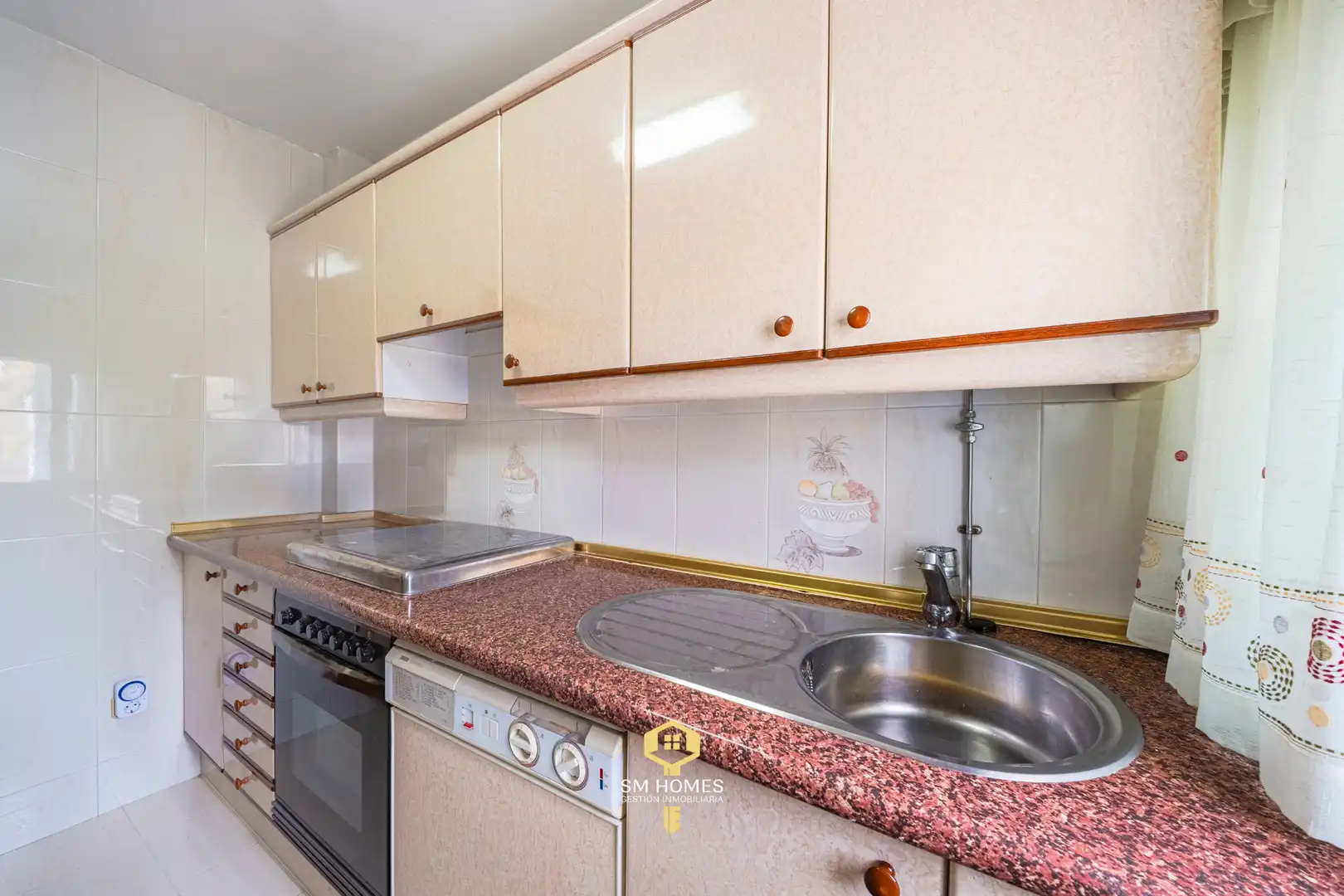 Küche von Wohnung zum Verkauf in Coslada mit Terrasse, Möbliert und Ofen