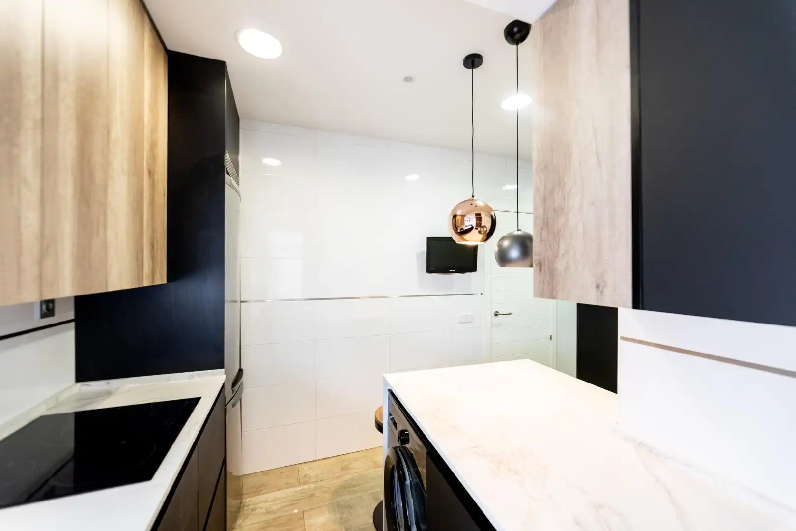 Kitchen of Flat for sale in Madrid  with Air Conditioner, Heating and Terrace