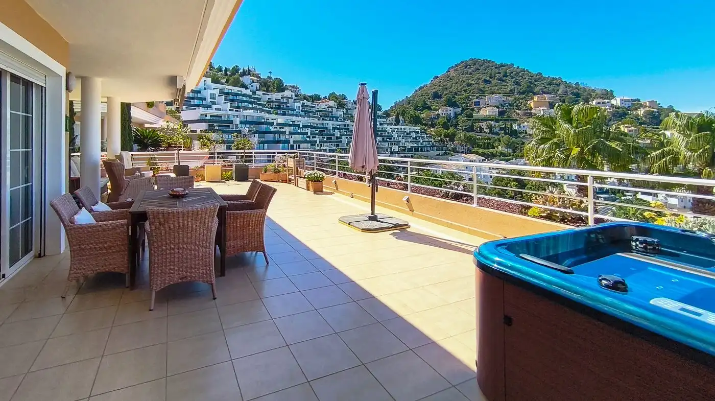 Terrace of Apartments for sale in Pedreguer  with Air Conditioner, Heating and Private garden