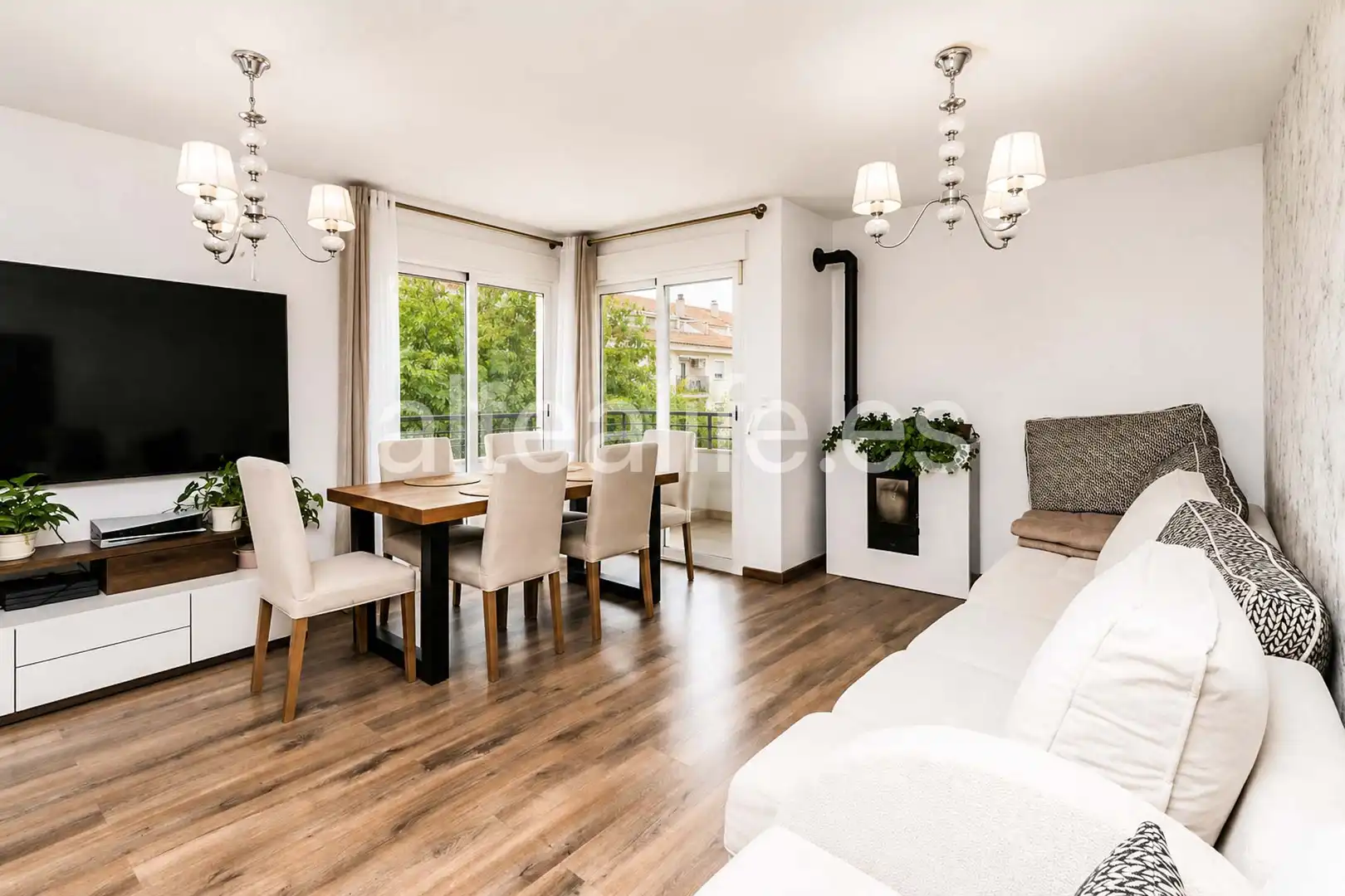 Sala d'estar de Apartament en venda en Altea amb Aire condicionat, Calefacció i Balcó