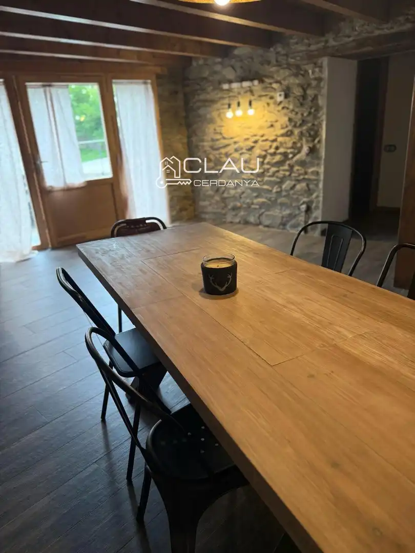 Dining room of Houses for rent in Fontanals de Cerdanya  with Heating, Parquet flooring and Storage room