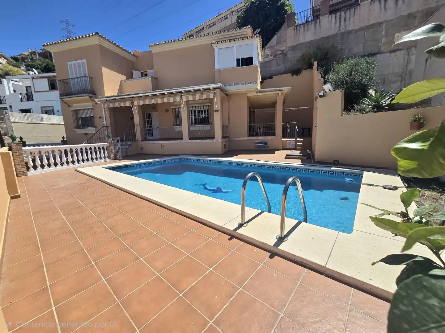 Swimming pool of Houses for sale in Málaga