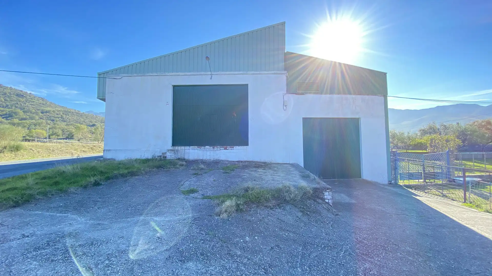 Exterior view of Industrial buildings for sale in Hervás  with Heating and Alarm