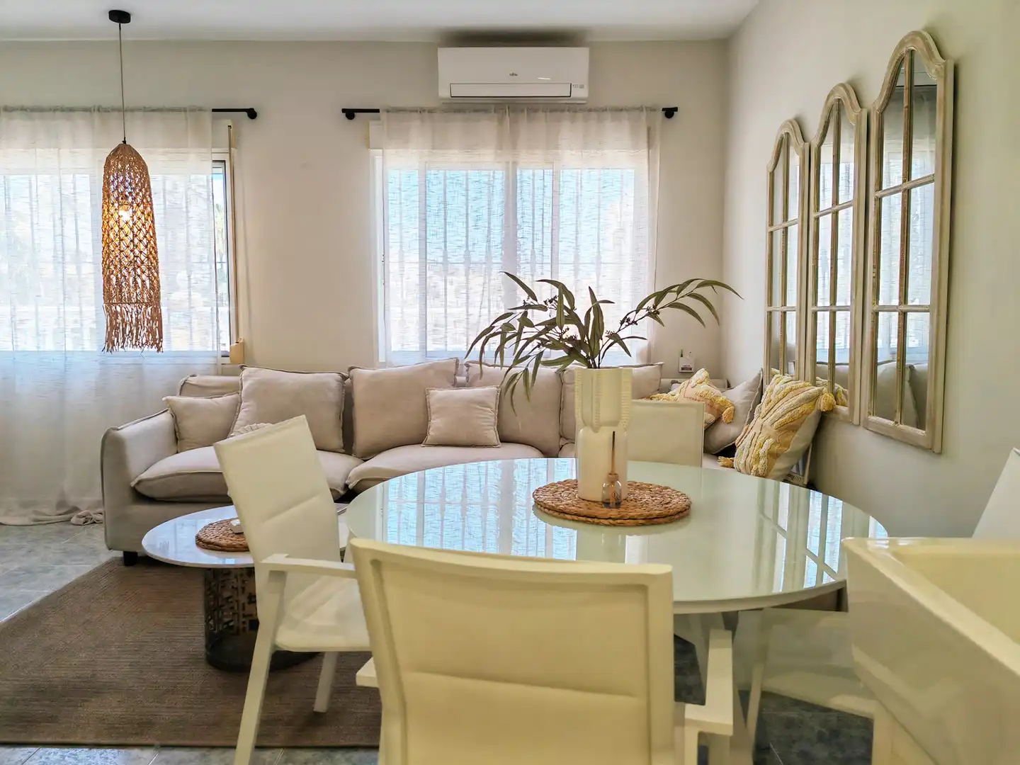 Sala de estar de Apartamento en venta en Mijas con Aire acondicionado, Amueblado y Internet