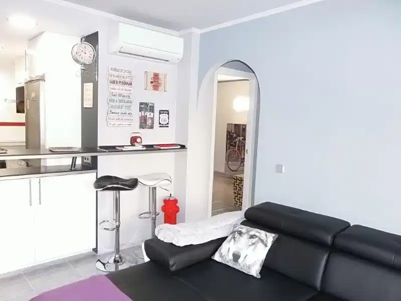 Living room of Flat for sale in  Palma de Mallorca  with Air Conditioner, Heating and Furnished