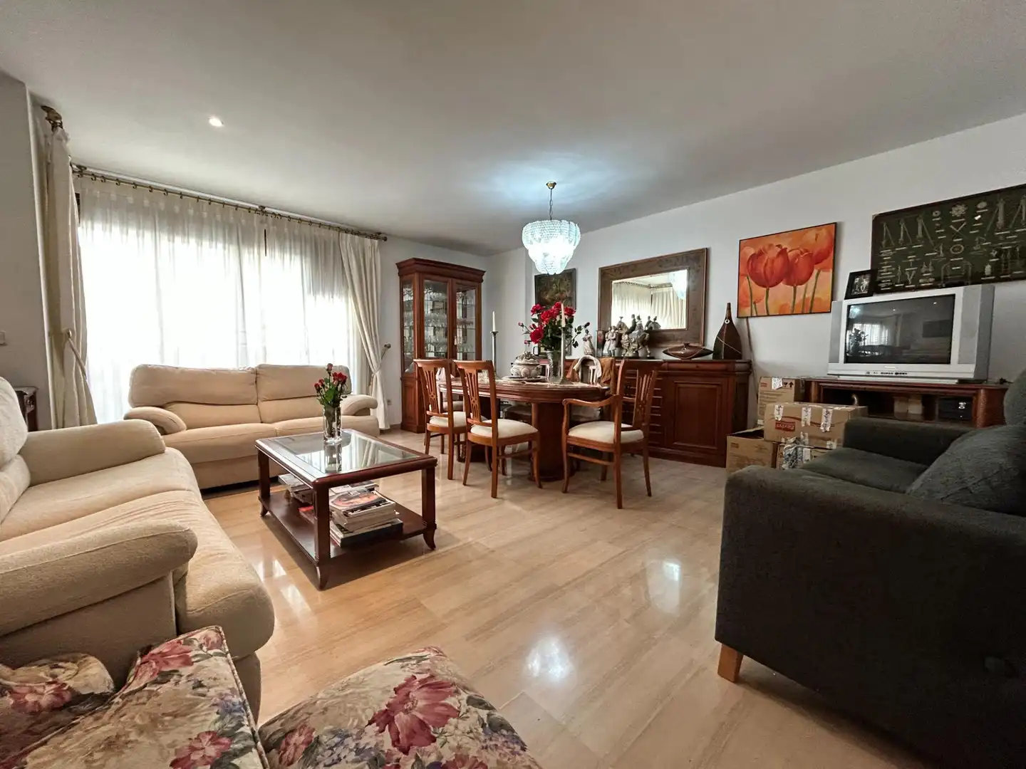 Living room of Flat for sale in Gandia  with Air Conditioner, Heating and Terrace