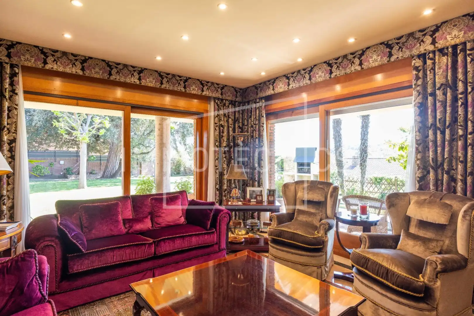 Living room of Houses for sale in Lliçà de Vall  with Air Conditioner, Heating and Private garden