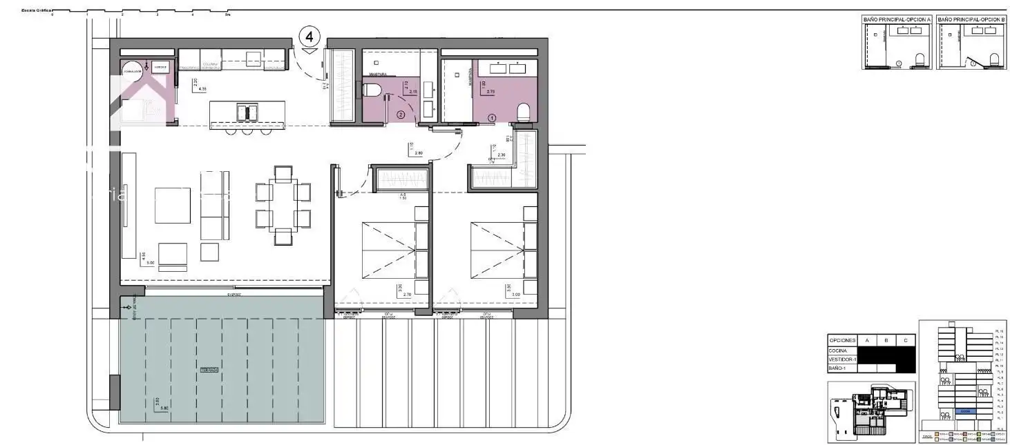 Apartamento con terraza en venta en Marisol Park - Ortembach - Los Almendros, imagen 15