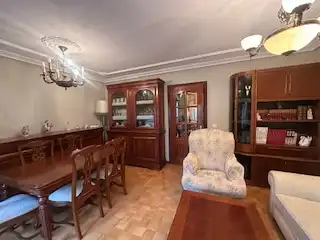 Comedor de Casa o chalet de alquiler en San Andrés del Rabanedo con Calefacción, Jardín privado y Parquet