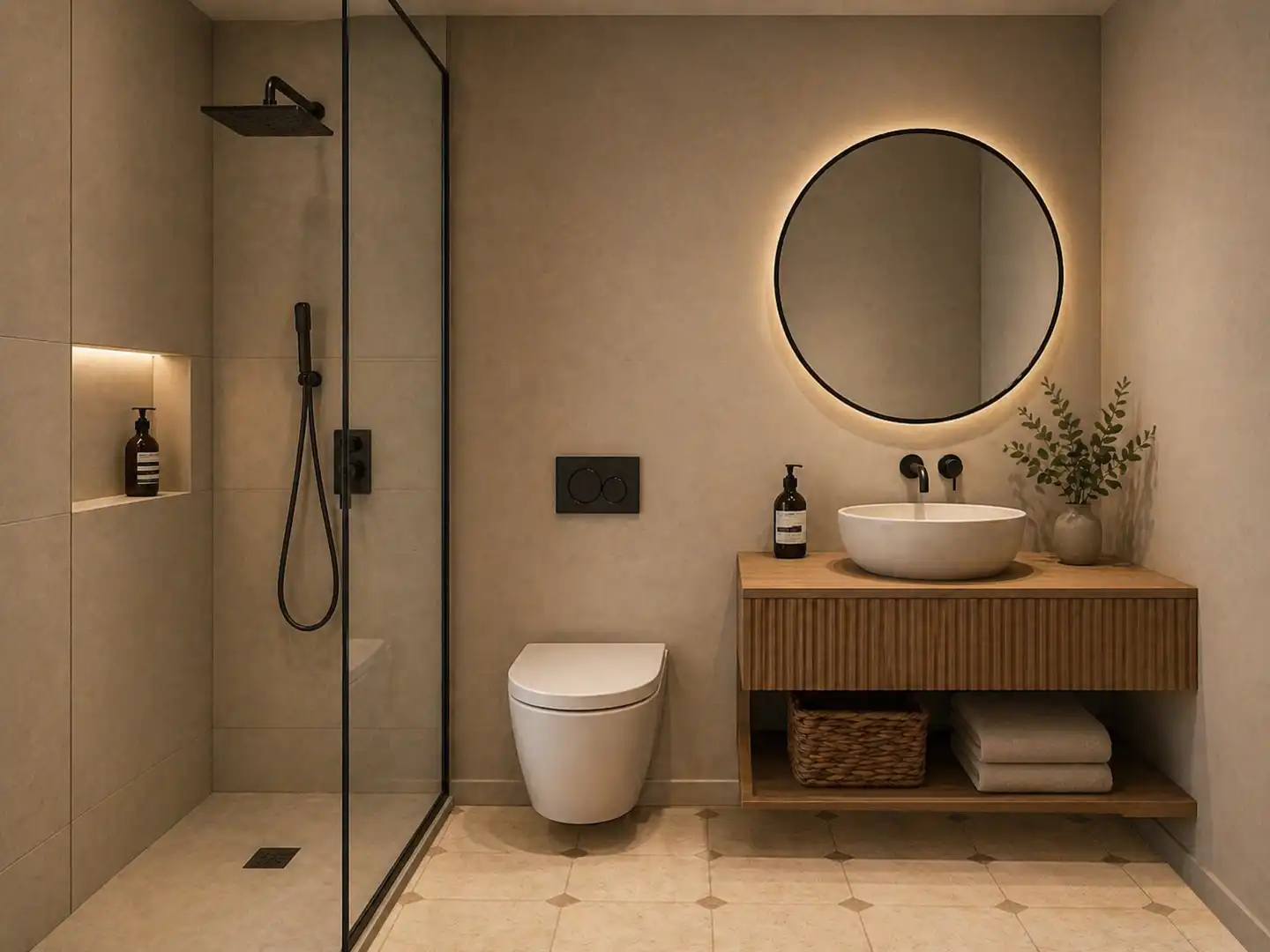 Baño de Casa adosada en venta en Sant Joan de les Abadesses con Calefacción, Horno y Balcón
