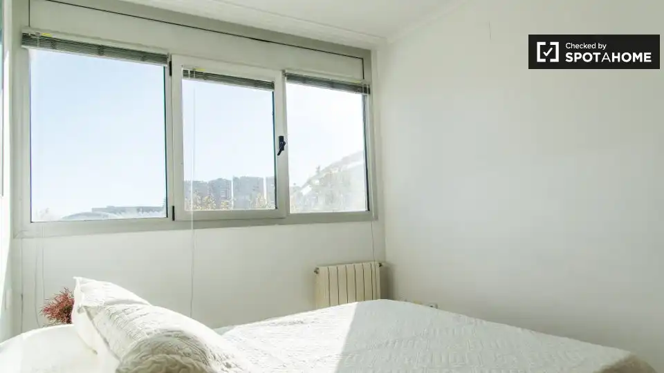 Bedroom of Flat for rent in Valencia  with Air Conditioner, Heating and Furnished