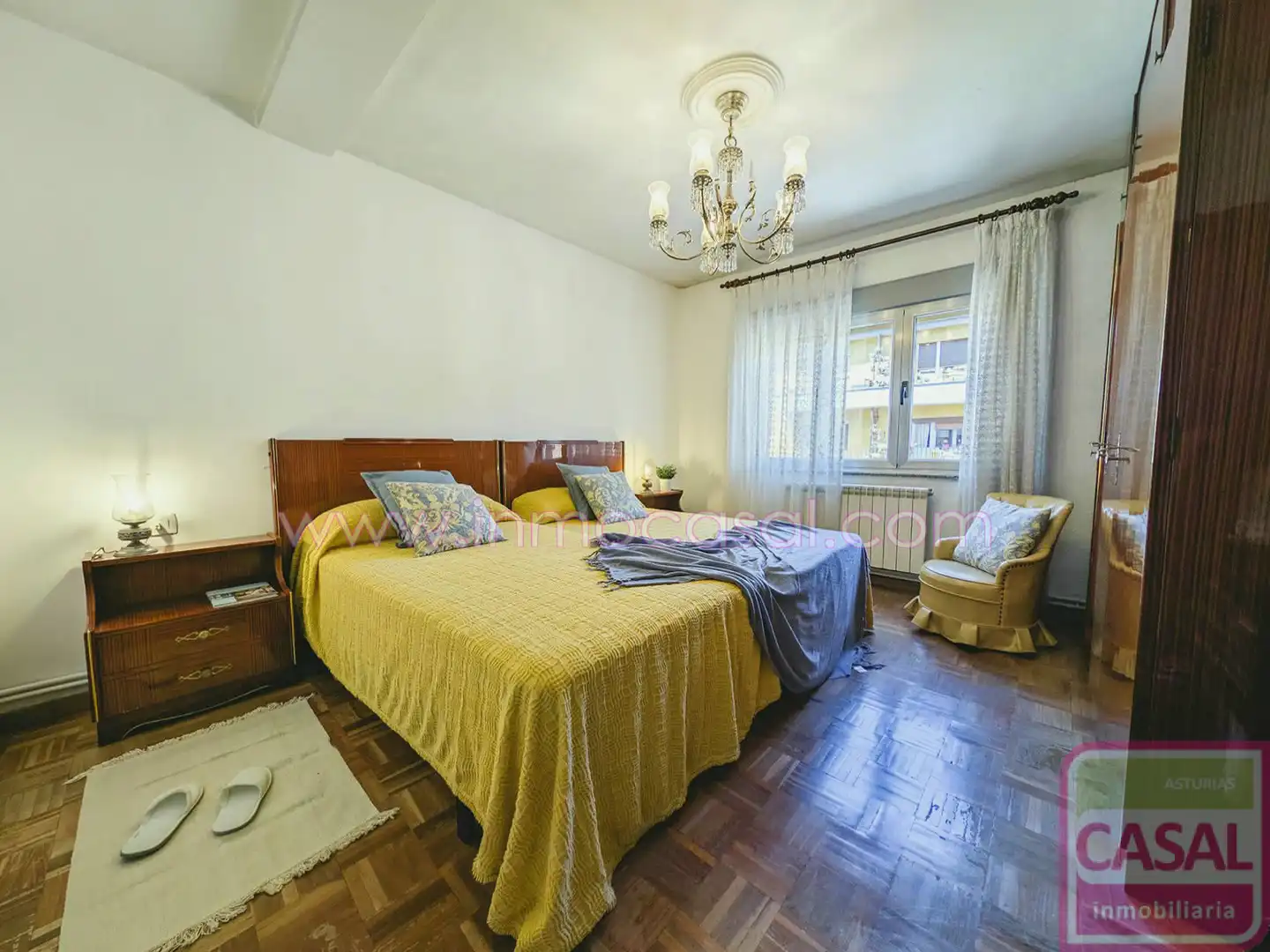 Bedroom of Flat for sale in Mieres (Asturias)  with Heating and Furnished