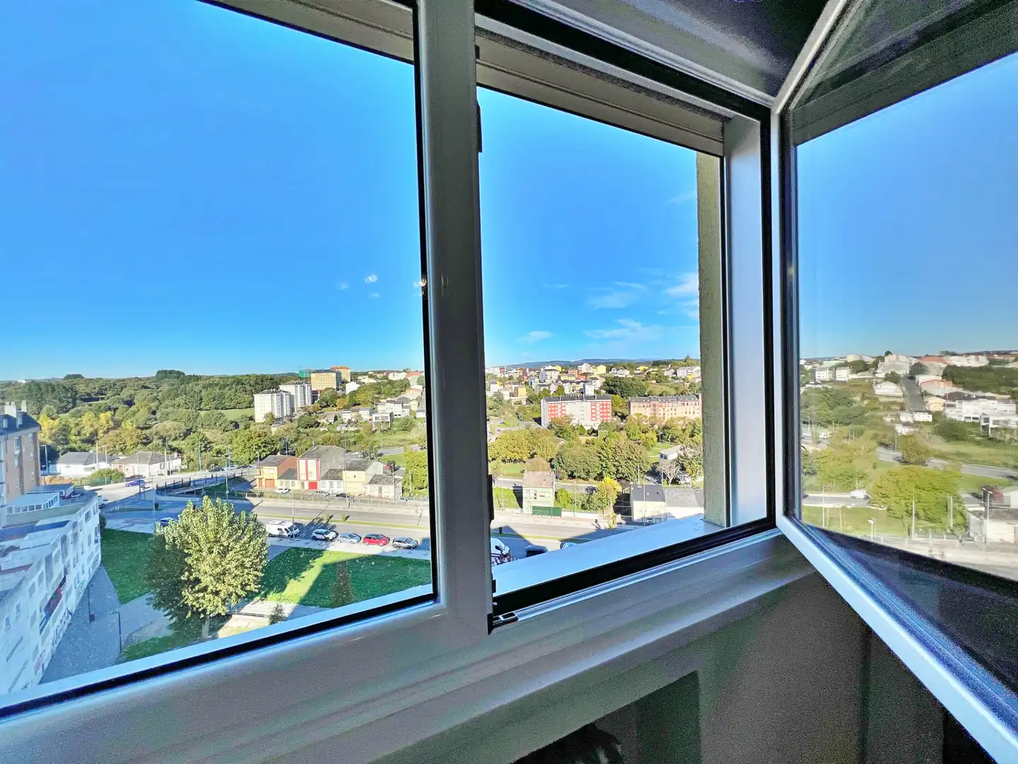 Terraza de Piso en venta en Lugo con Calefacción, Jardín privado y Parquet