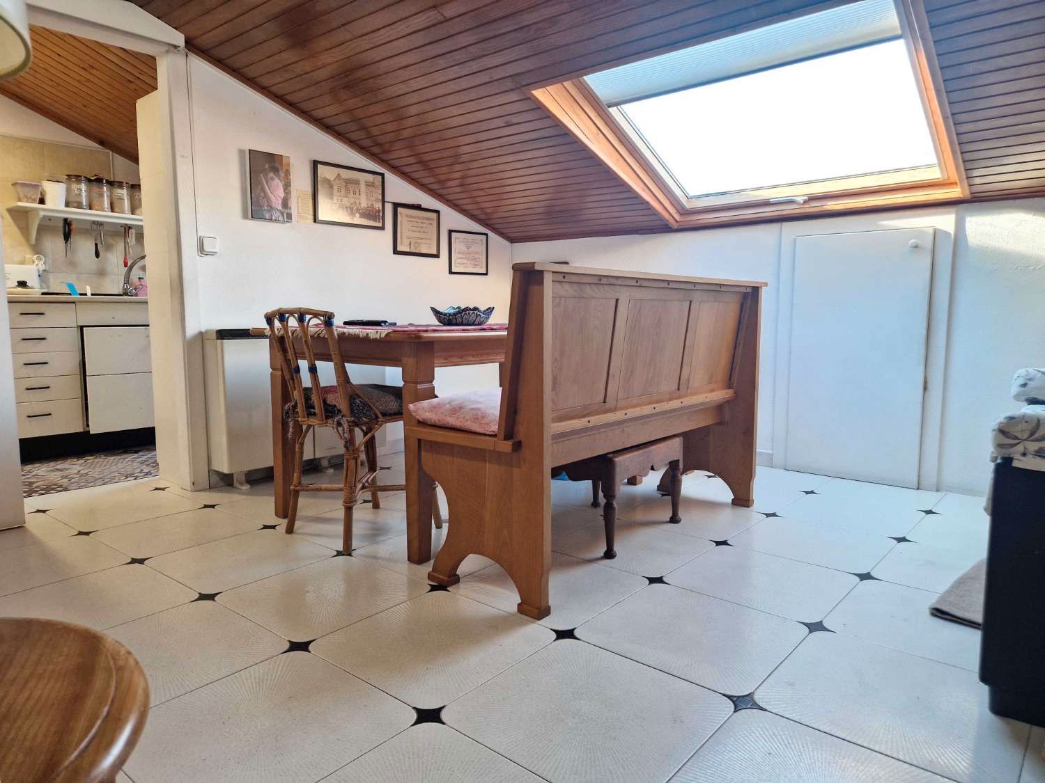 Dining room of Attic for sale in Santiago de Compostela   with Heating