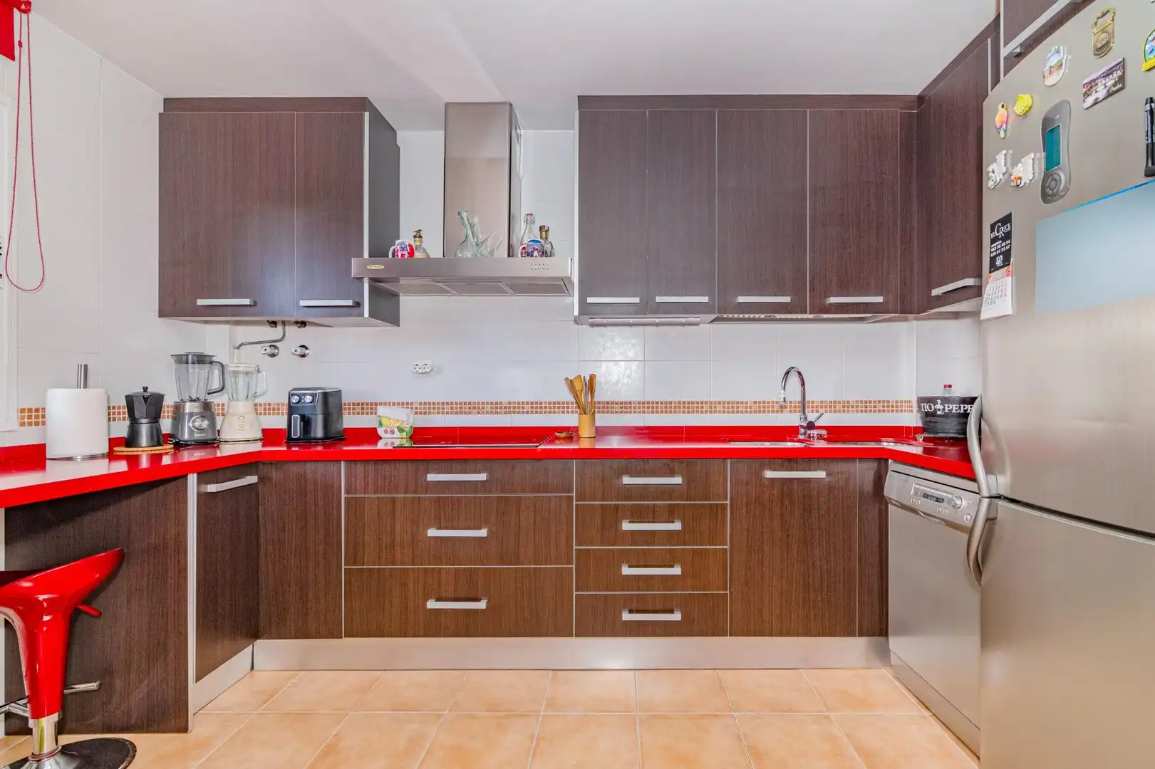 Cocina de Casa adosada en venta en Cijuela con Aire acondicionado, Calefacción y Amueblado