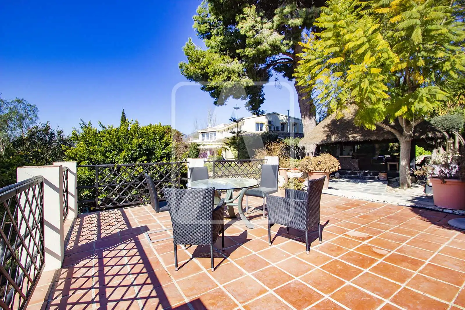 Terrassa de Finca rústica en venda en Calpe / Calp amb Aire condicionat, Calefacció i Jardí privat