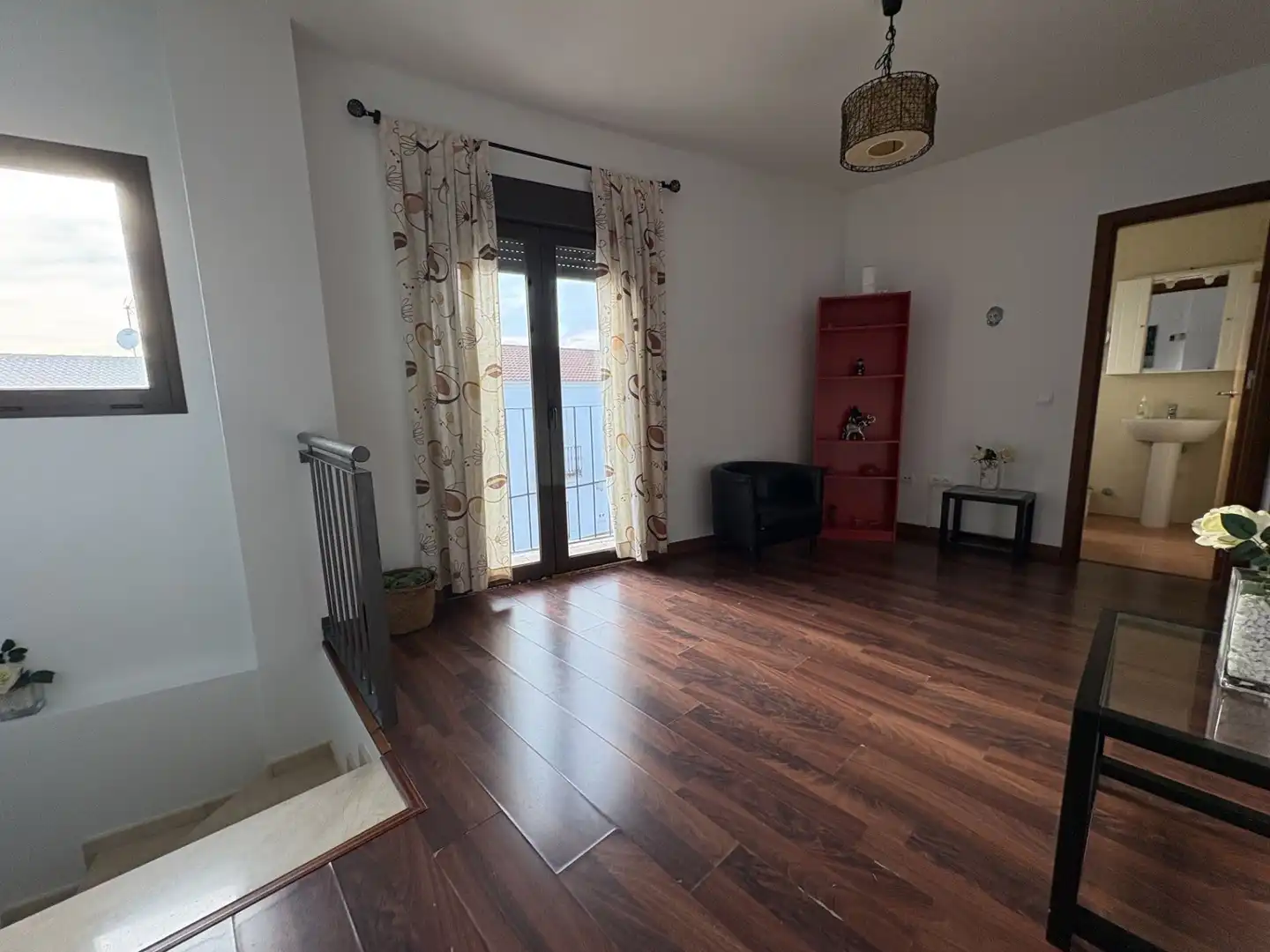 Sala d'estar de Casa adosada en venda en Puebla de Guzmán amb Aire condicionat, Calefacció i Traster