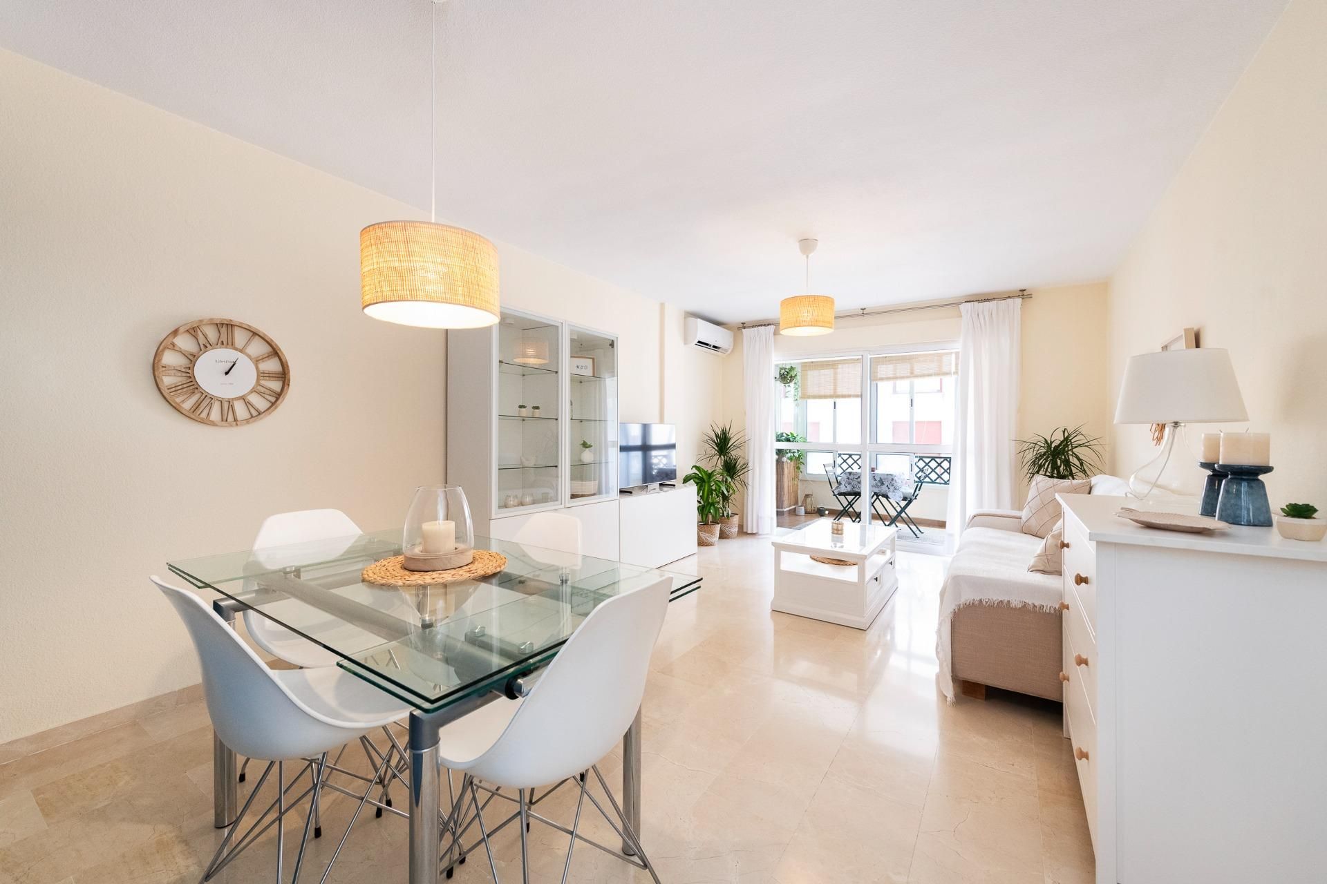 Living room of Flat for sale in Rincón de la Victoria  with Heating and Terrace