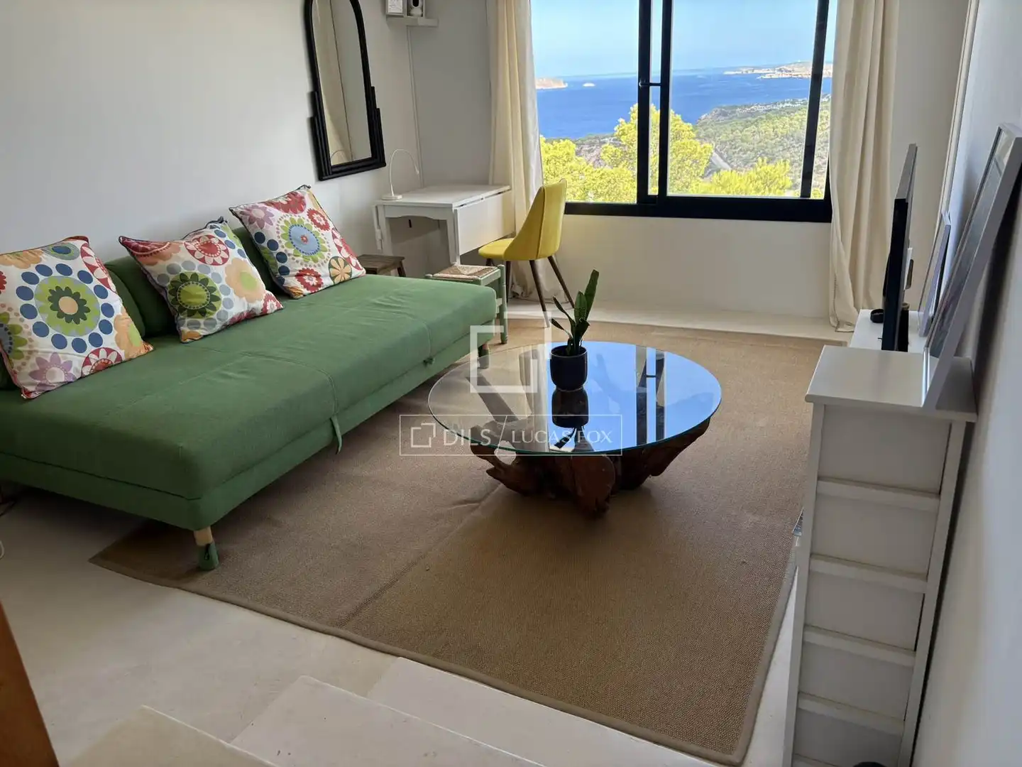 Wohnzimmer von Wohnung zur Miete in Cala Vedella - Cala Tarida  