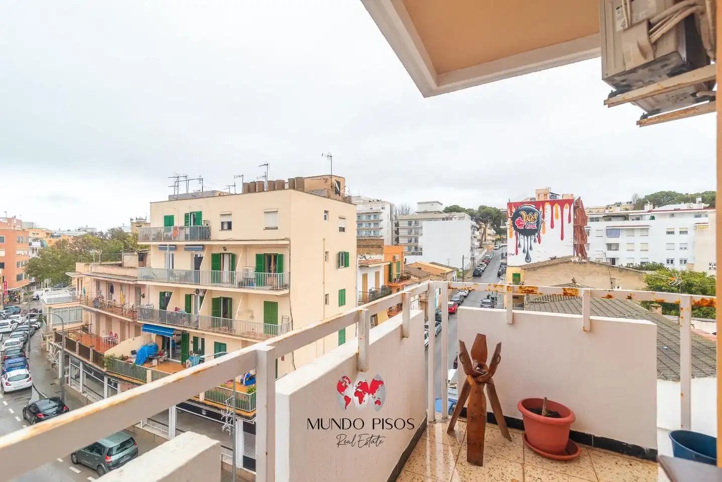 Terrasse von Wohnung zum Verkauf in  Palma de Mallorca mit Klimaanlage, Heizung und Abstellraum