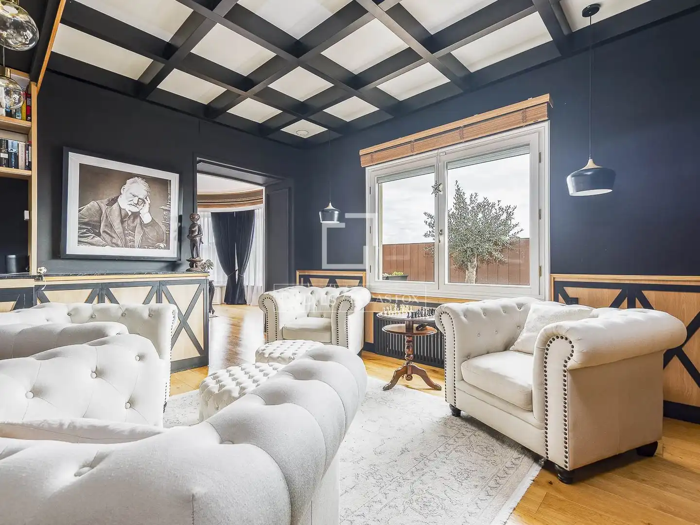 Living room of Attic for sale in Barcelona  with Air Conditioner, Heating and Parquet flooring