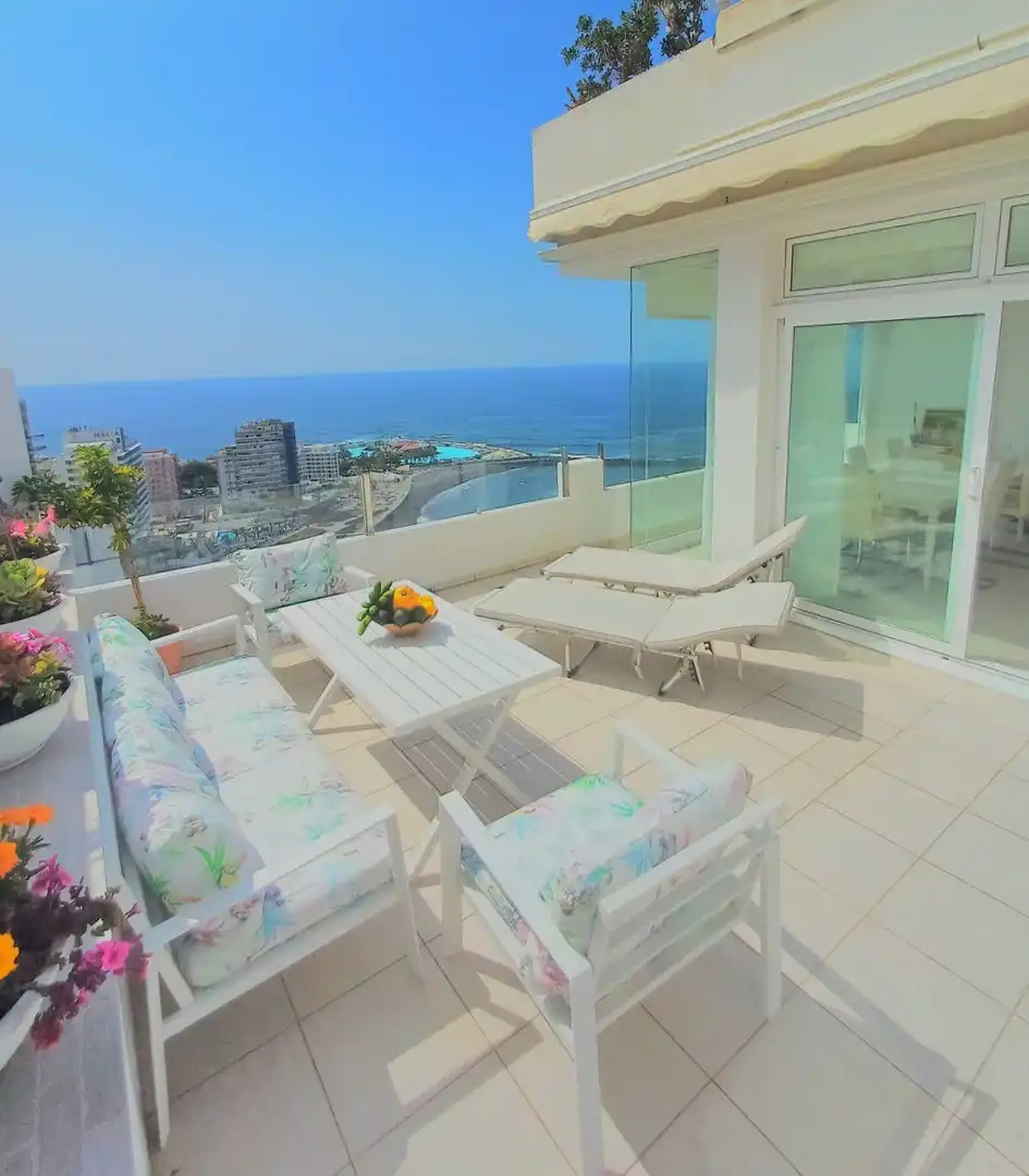 Terrasse von Wohnungen zum Verkauf in Puerto de la Cruz mit Klimaanlage, Terrasse und Abstellraum