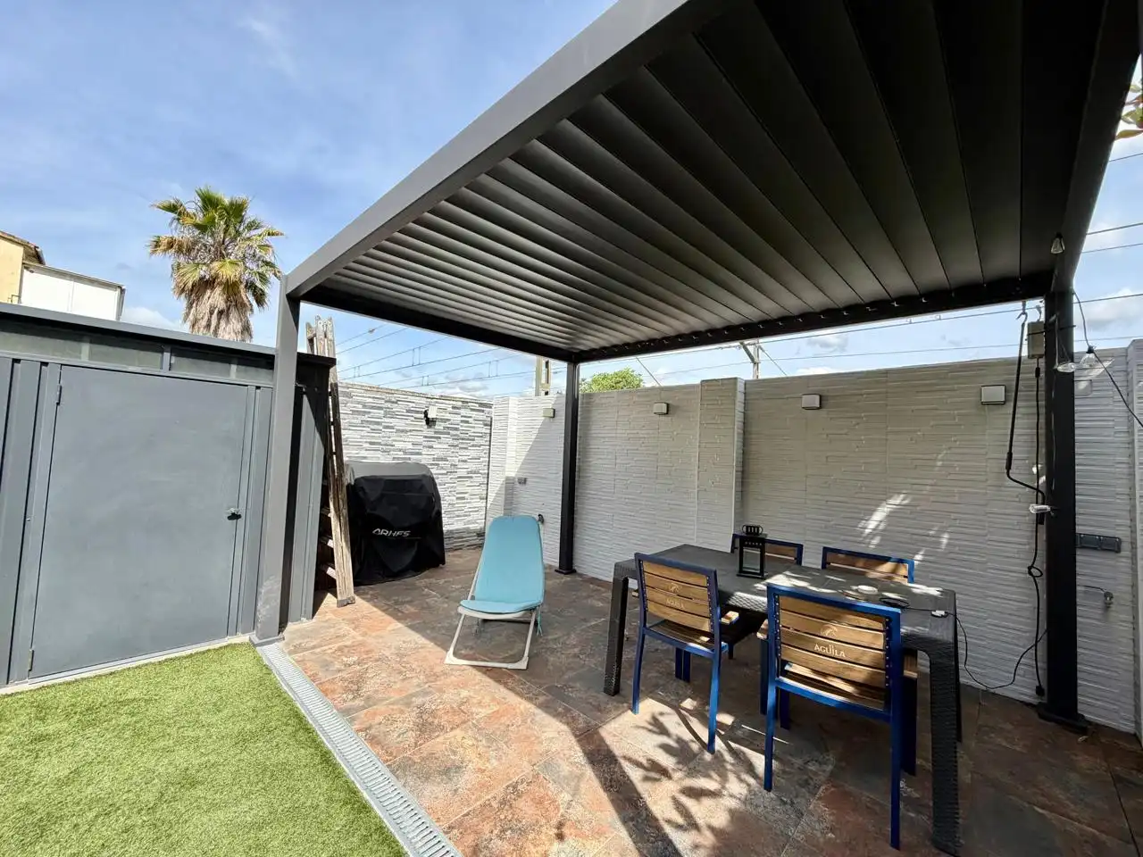 Terraza de Casa adosada en venta en Montcada i Reixac con Aire acondicionado, Calefacción y Jardín privado