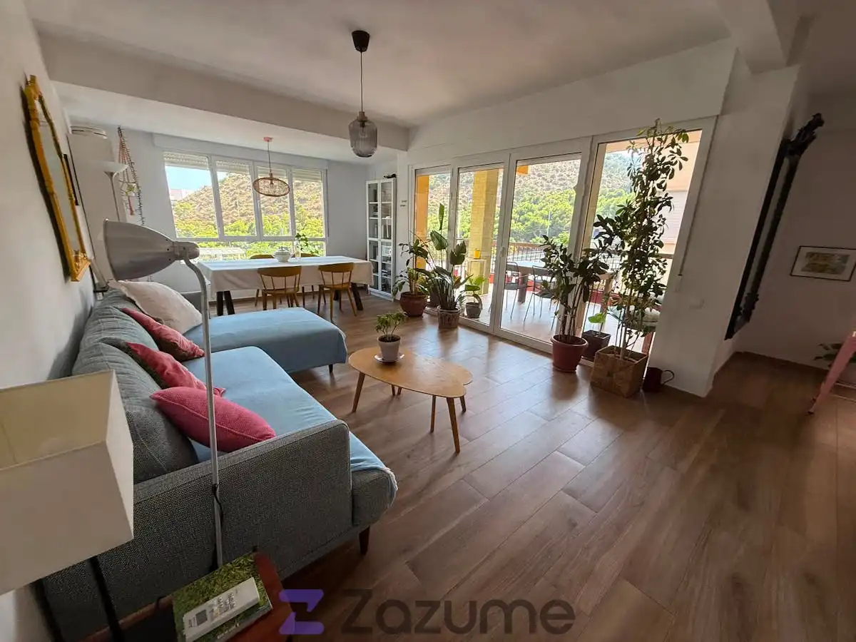Living room of Flat for rent in Alicante / Alacant  with Air Conditioner, Terrace and Furnished