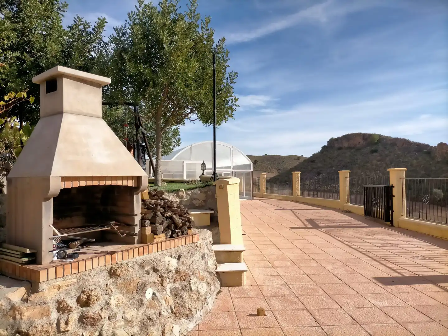 Terrace of Country homes for rent in Taberno  with Heating, Private garden and Terrace