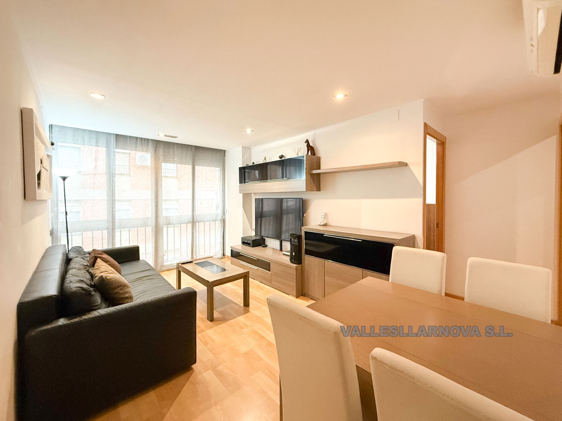 Sala d'estar de Pis en venda en Mollet del Vallès amb Aire condicionat, Calefacció i Parquet