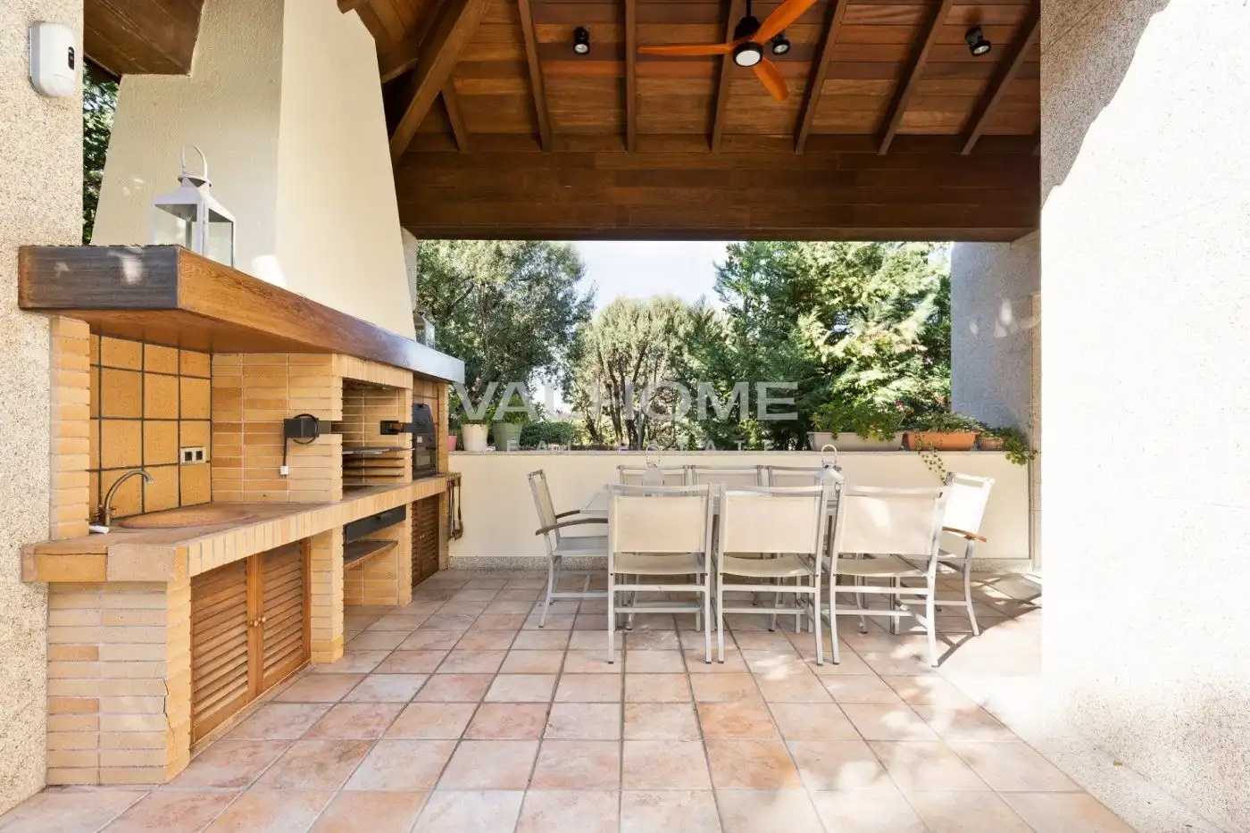 Terraza de Casa o chalet en venta en Sant Cugat del Vallès con Aire acondicionado, Calefacción y Jardín privado