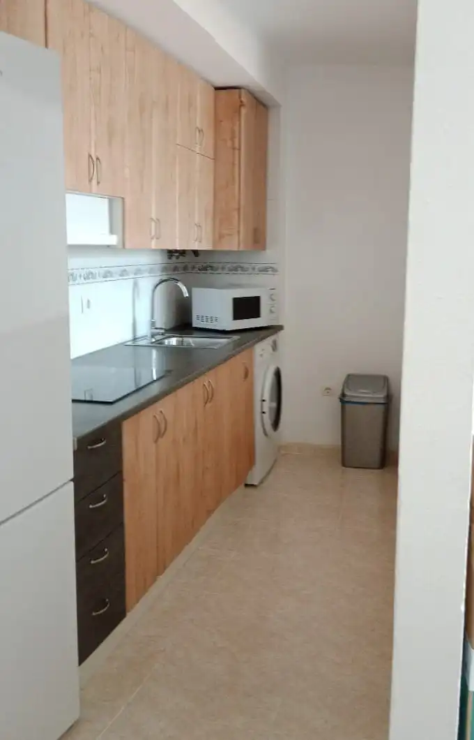 Cocina de Piso de alquiler en Roquetas de Mar con Aire acondicionado, Calefacción y Terraza
