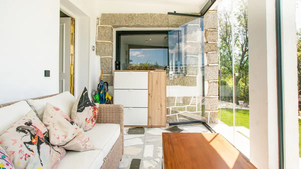 Terrassa de Casa o xalet en venda en Fresnedillas de la Oliva amb Aire condicionat, Calefacció i Jardí privat