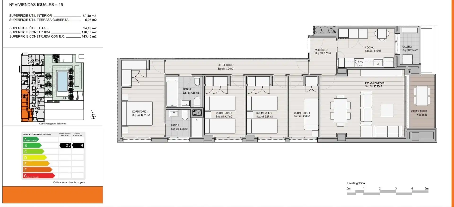 Wohnung zum Verkauf in Valencia mit Klimaanlage, Terrasse und Abstellraum