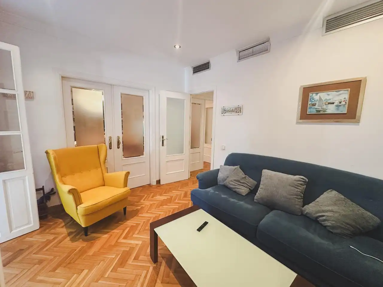 Sala d'estar de Pis en venda en Cádiz amb Aire condicionat, Calefacció i Parquet